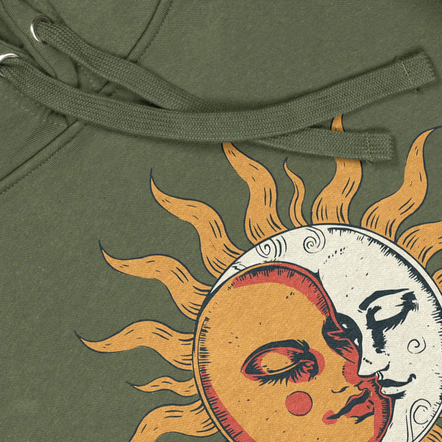 Celestial Lovers Sun and Moon Hoodie
