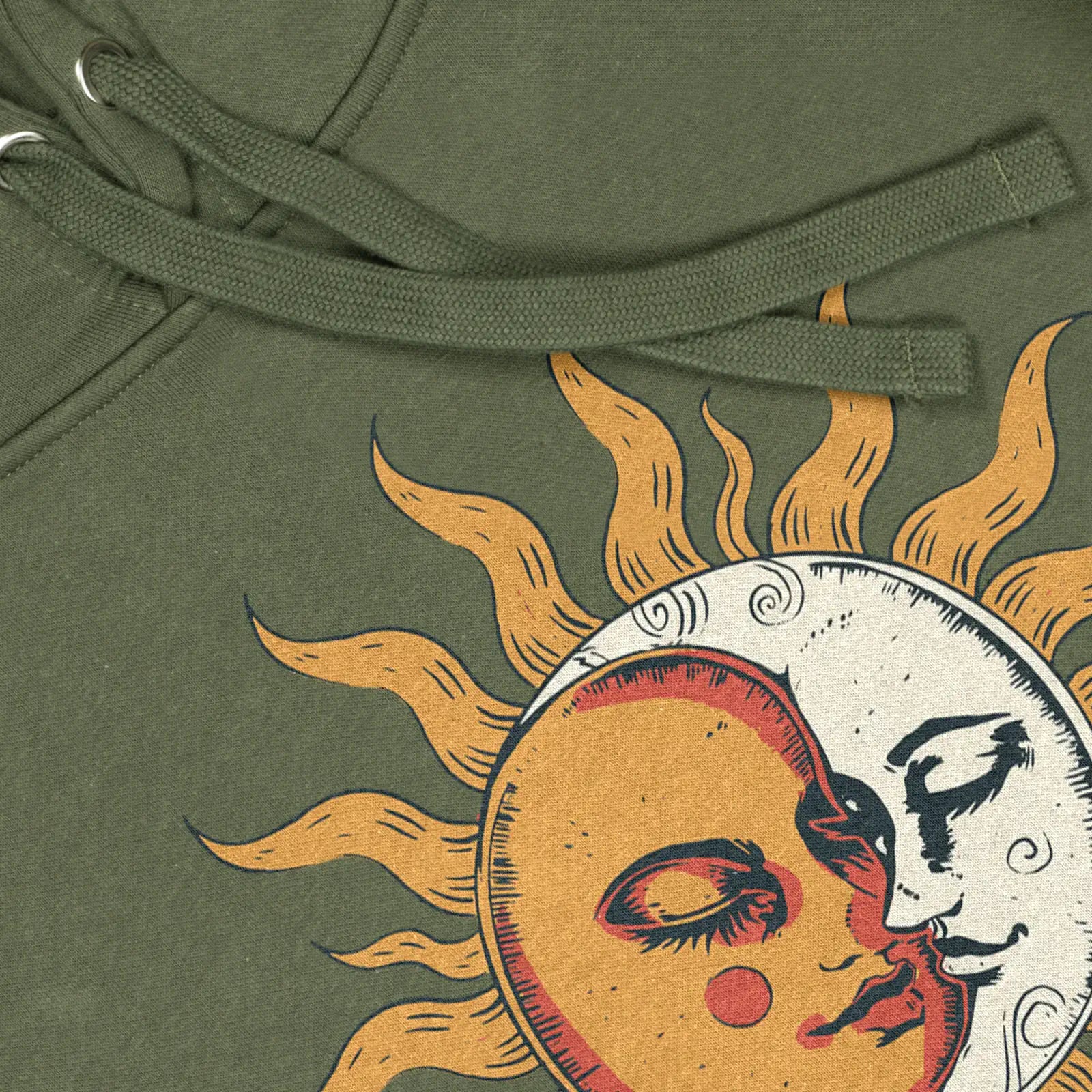 Celestial Lovers Sun and Moon Hoodie