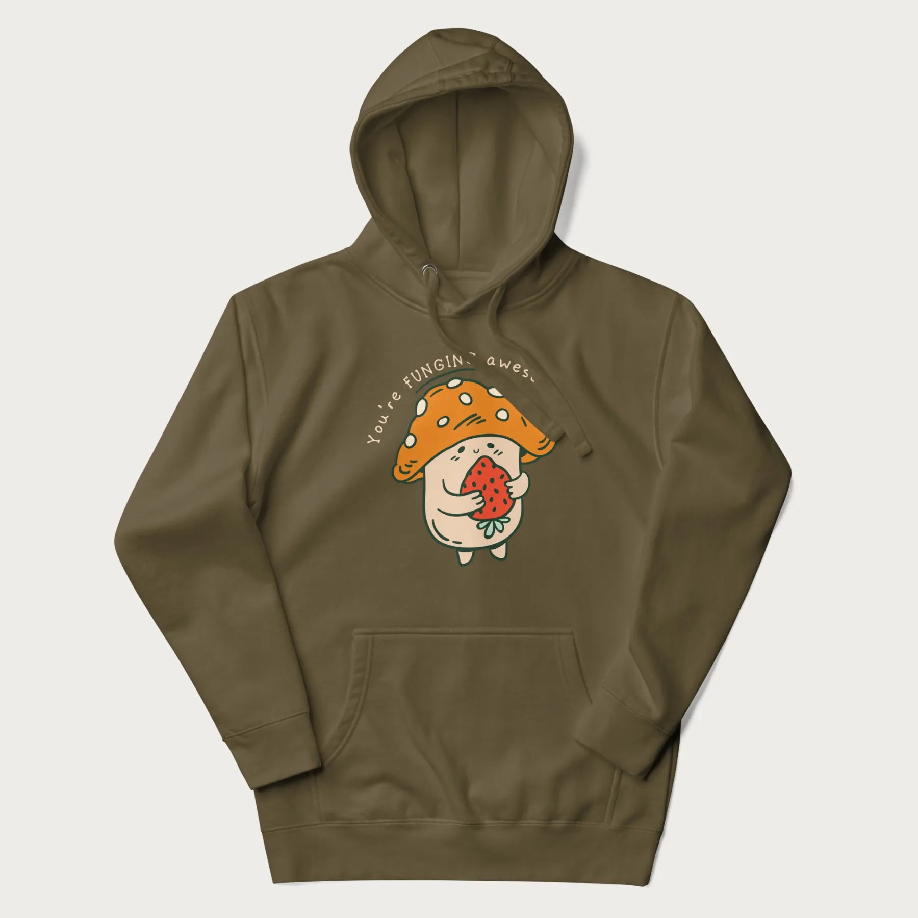 Colored You're FUNGING Awesome Cute Mushroom Hoodie