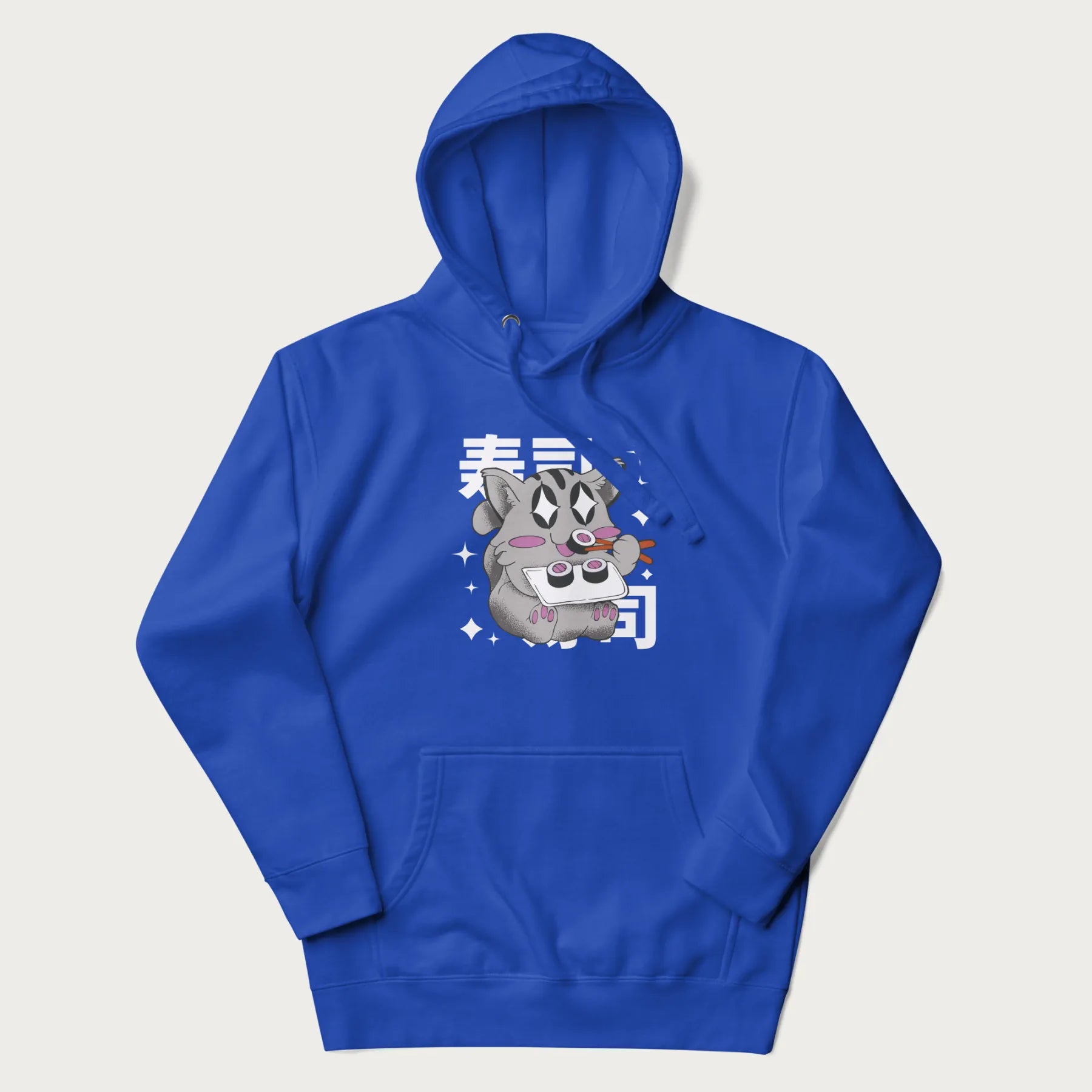 Kawaii Japanese Sushi Cat Hoodie