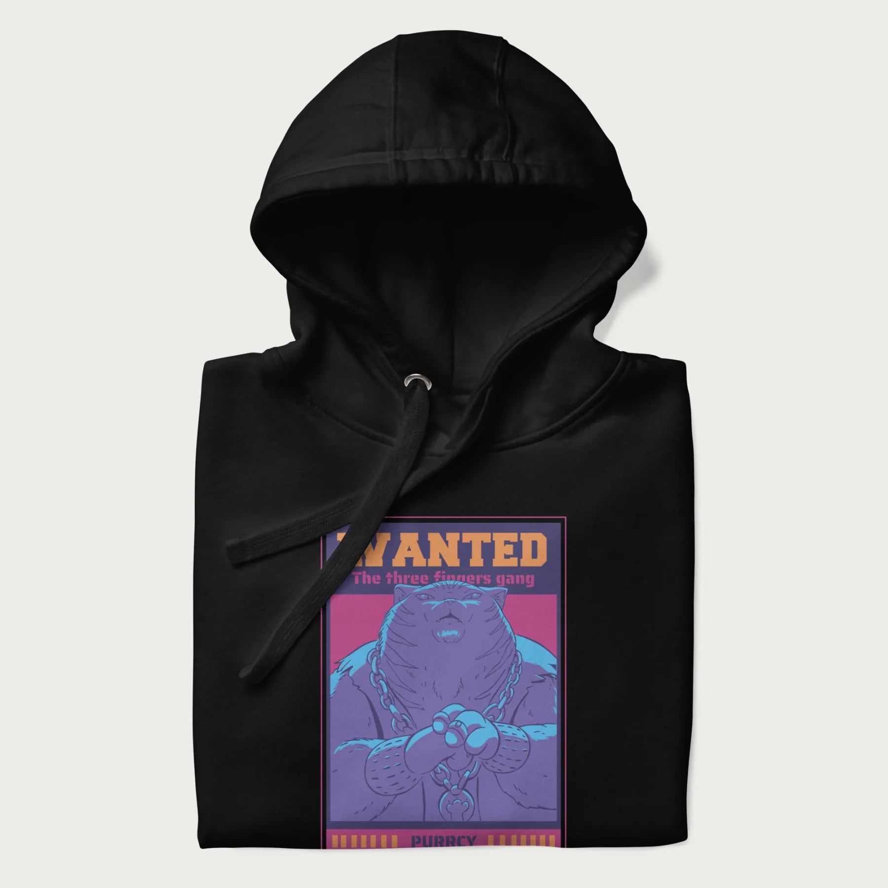 Purrcy 'Three Fingers Gang' Evil Cat Hoodie