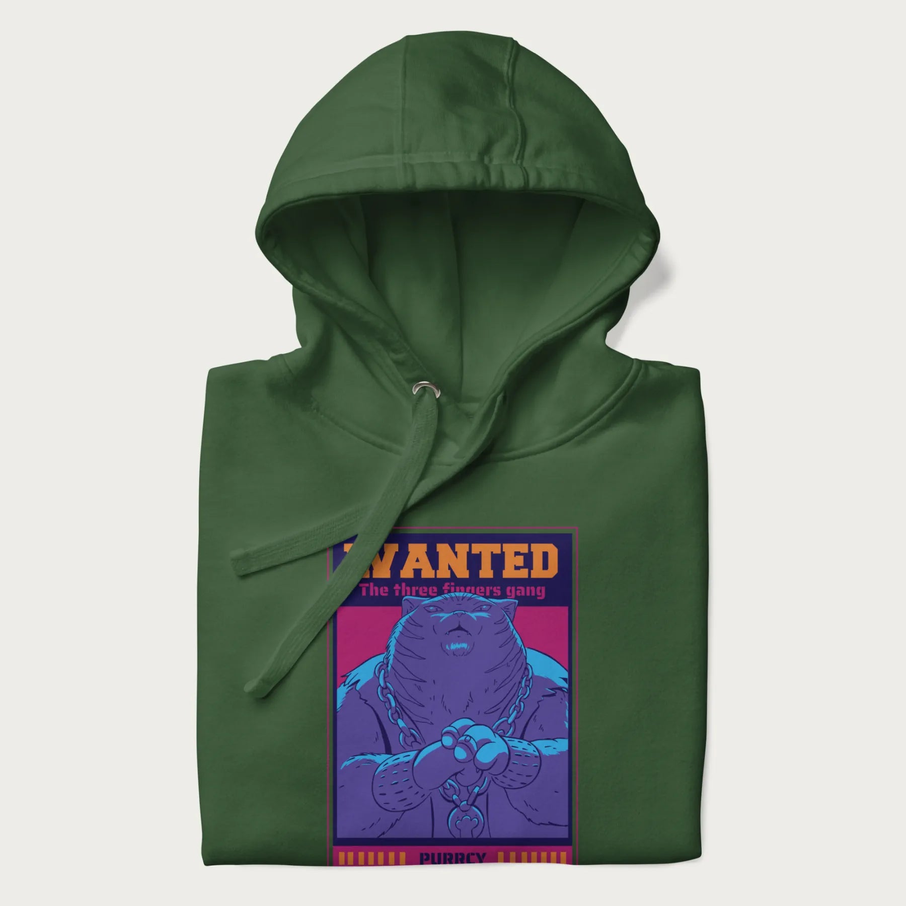 Purrcy 'Three Fingers Gang' Evil Cat Hoodie