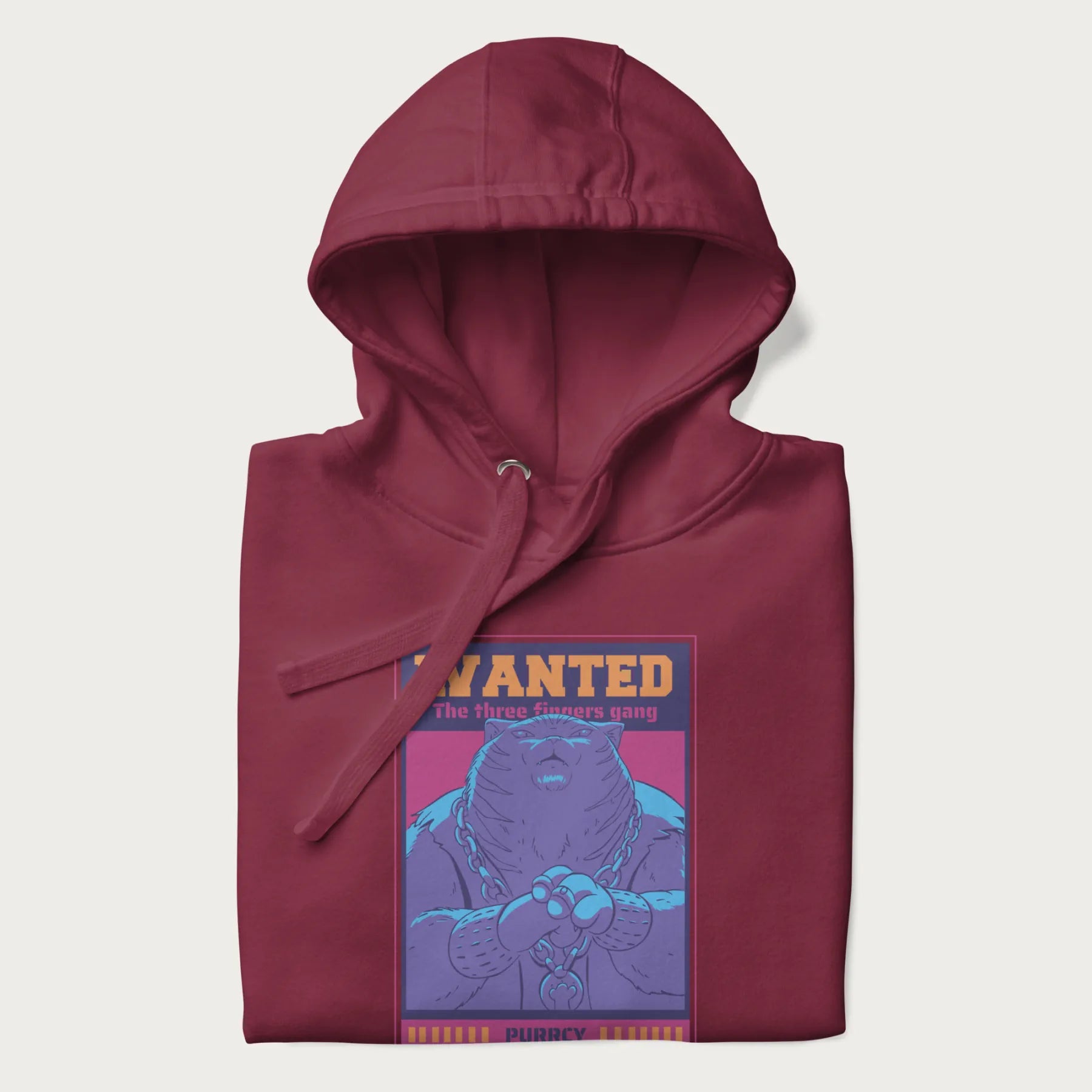Purrcy 'Three Fingers Gang' Evil Cat Hoodie