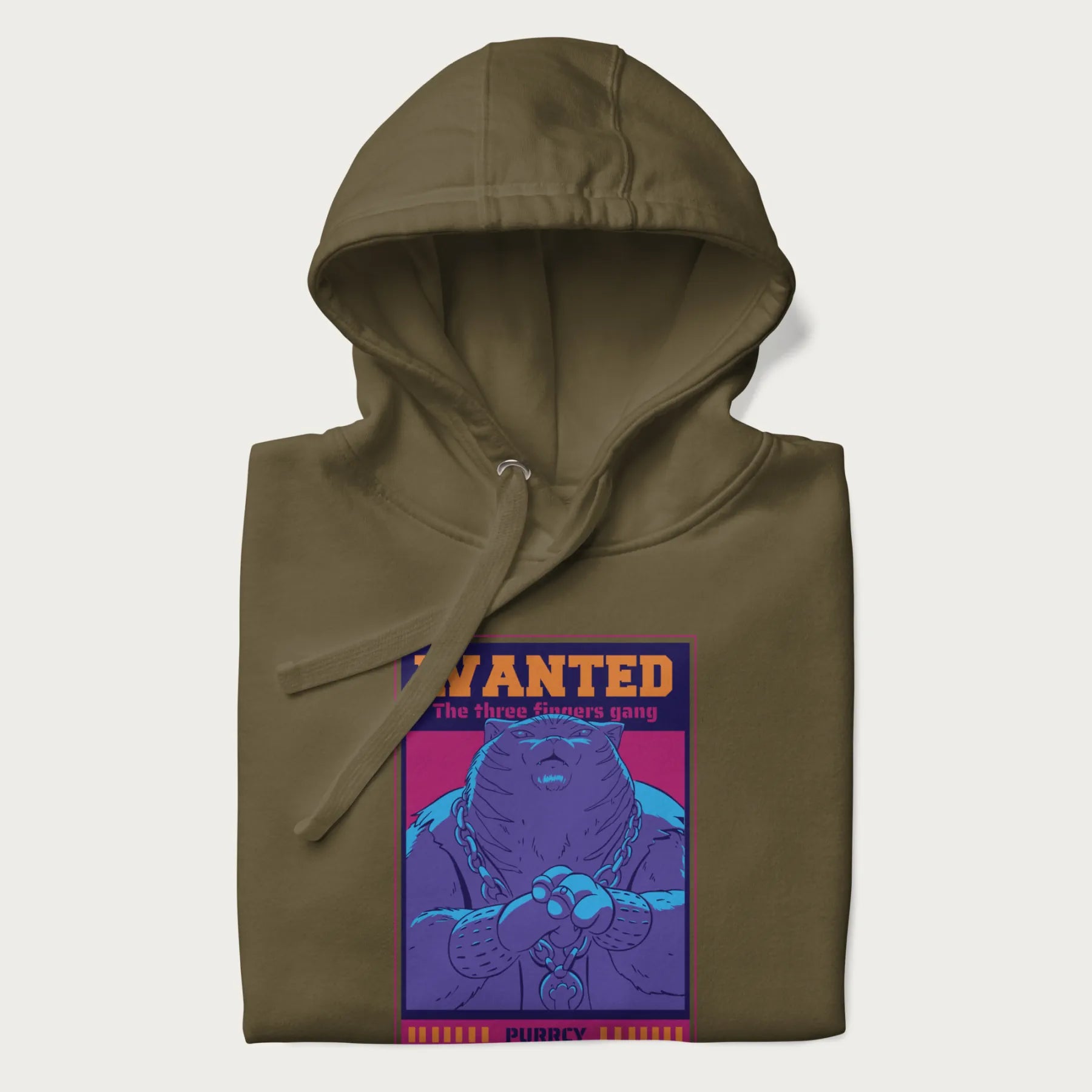 Purrcy 'Three Fingers Gang' Evil Cat Hoodie