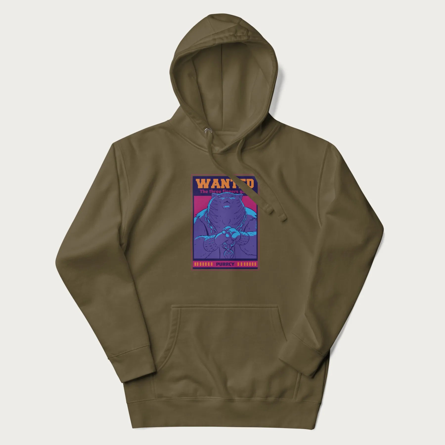Purrcy 'Three Fingers Gang' Evil Cat Hoodie