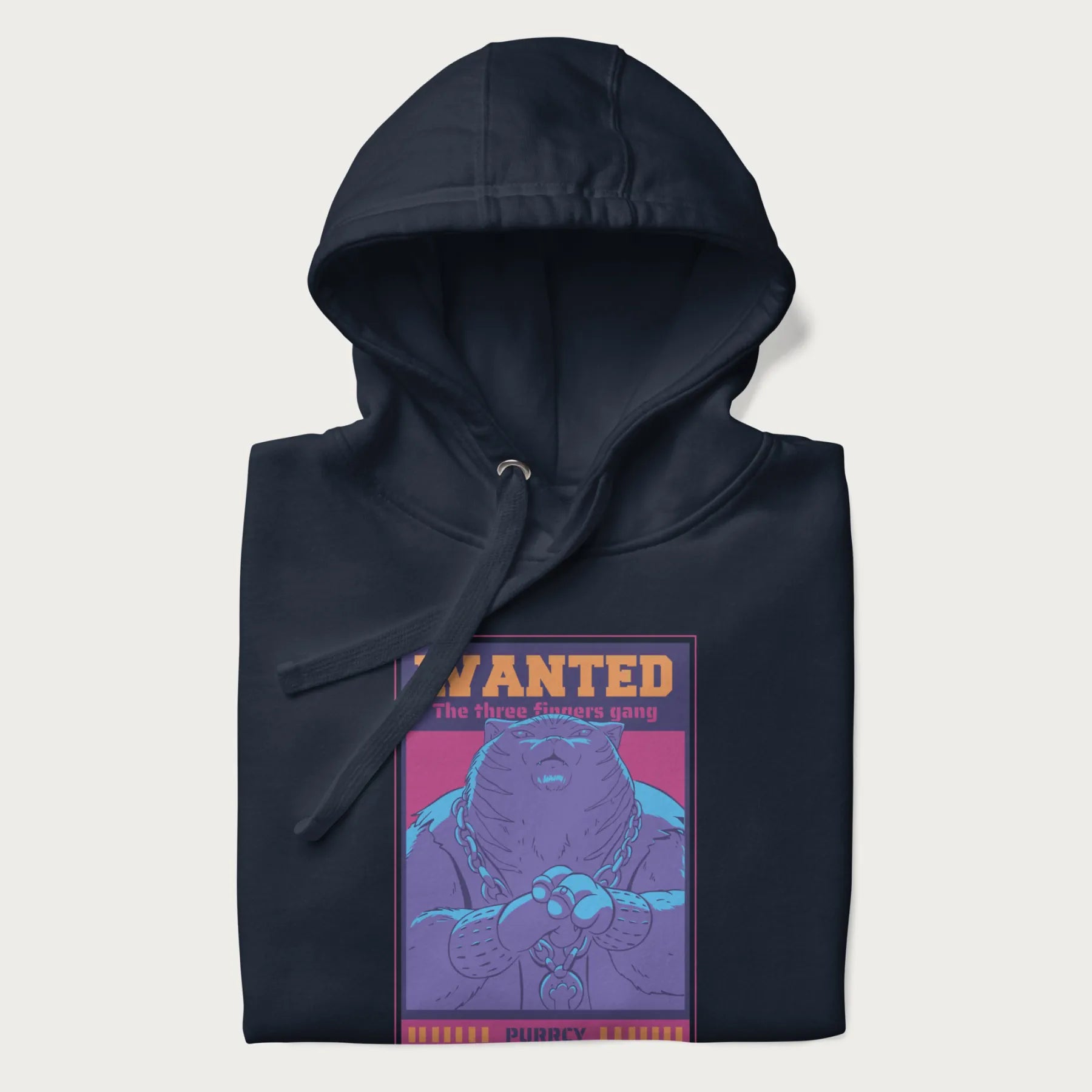 Purrcy 'Three Fingers Gang' Evil Cat Hoodie