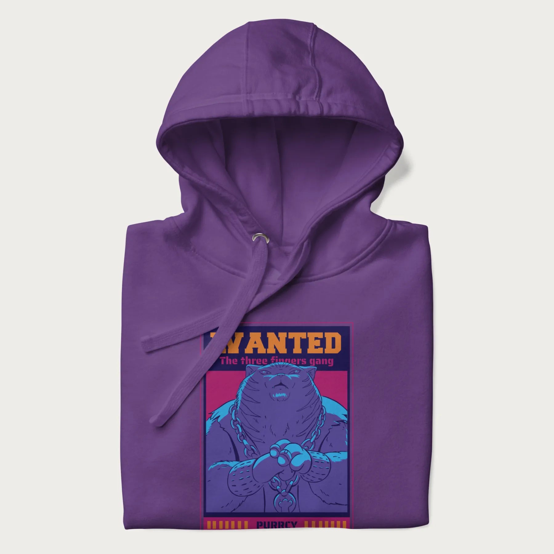Purrcy 'Three Fingers Gang' Evil Cat Hoodie