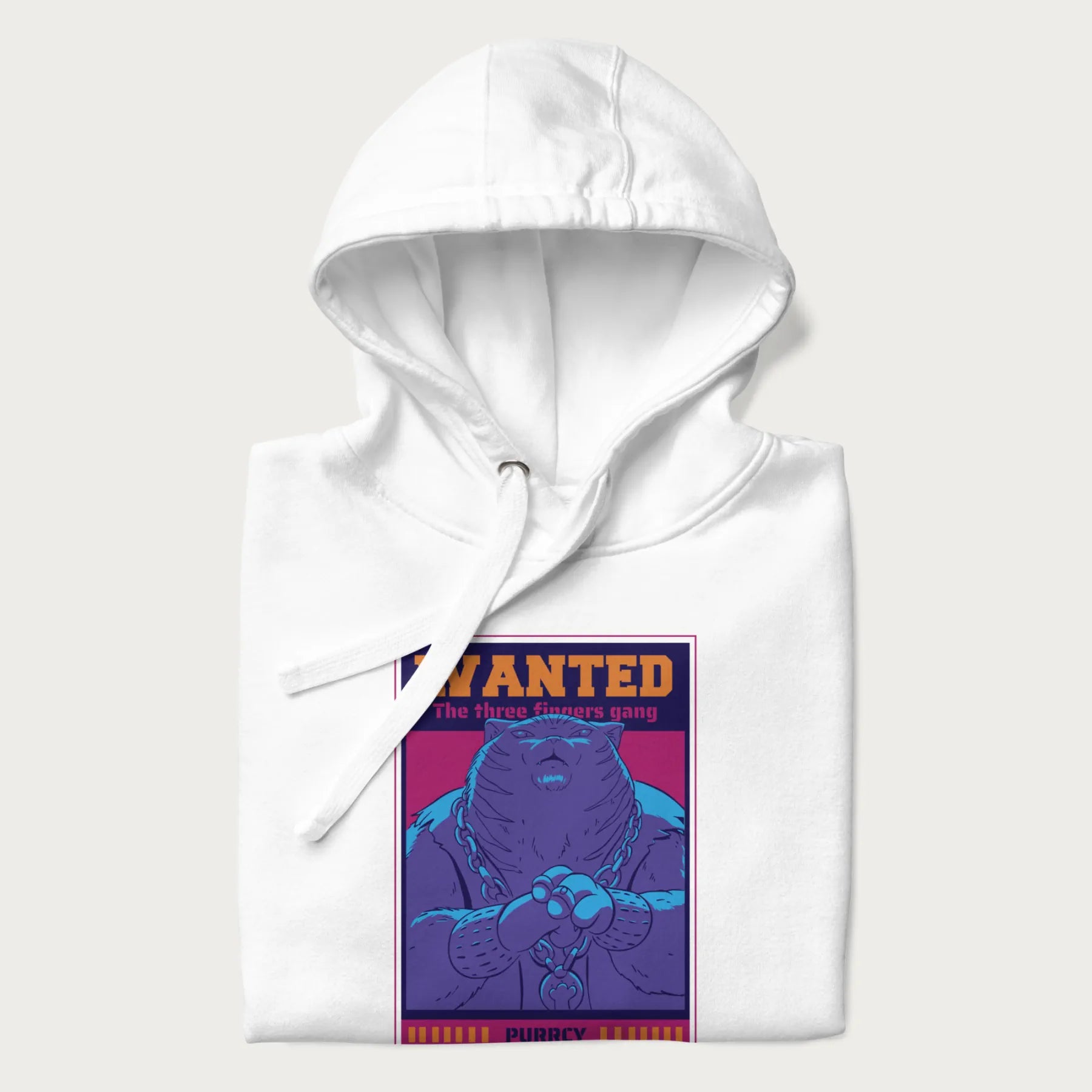 Purrcy 'Three Fingers Gang' Evil Cat Hoodie