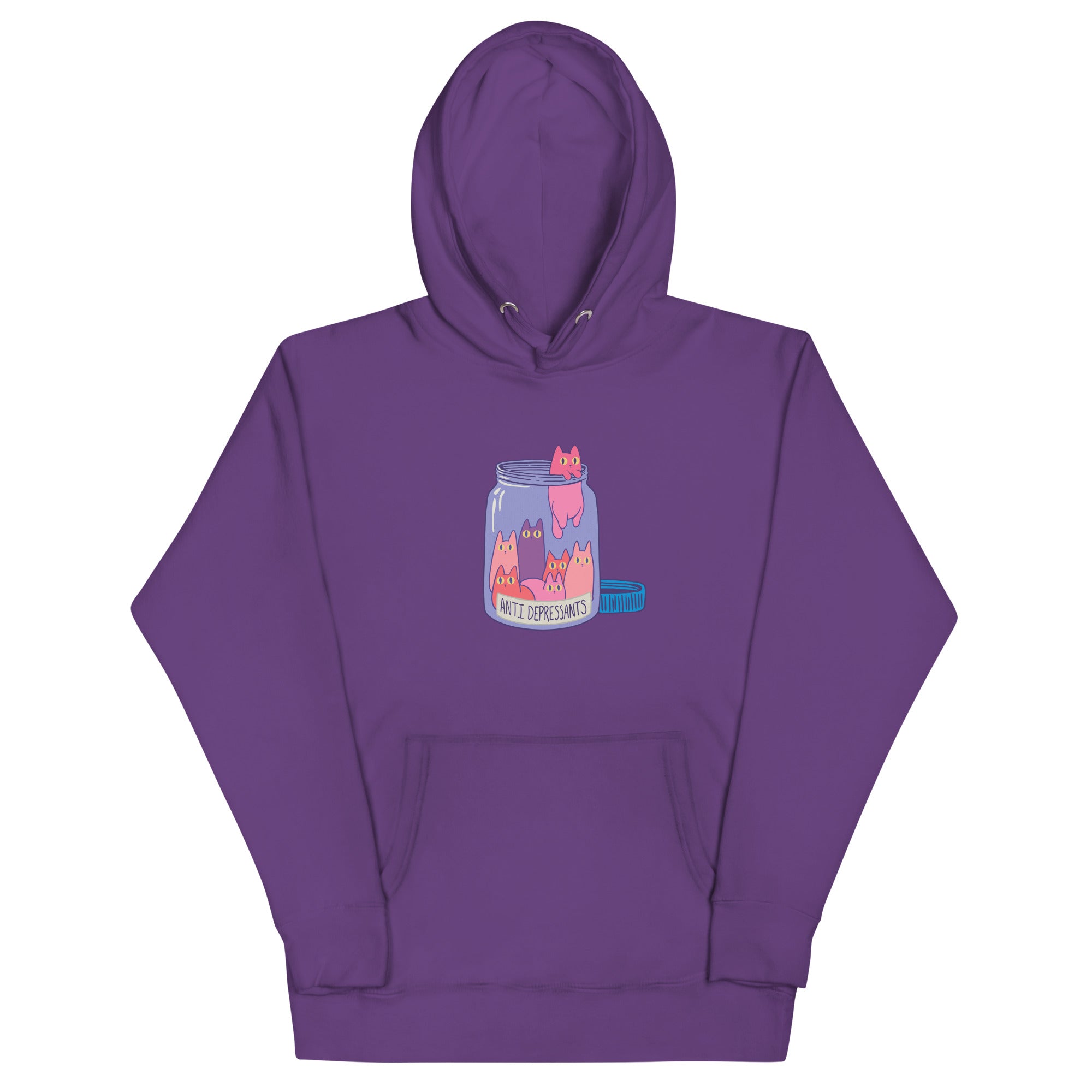 Anti-Depressants Cat Hoodie