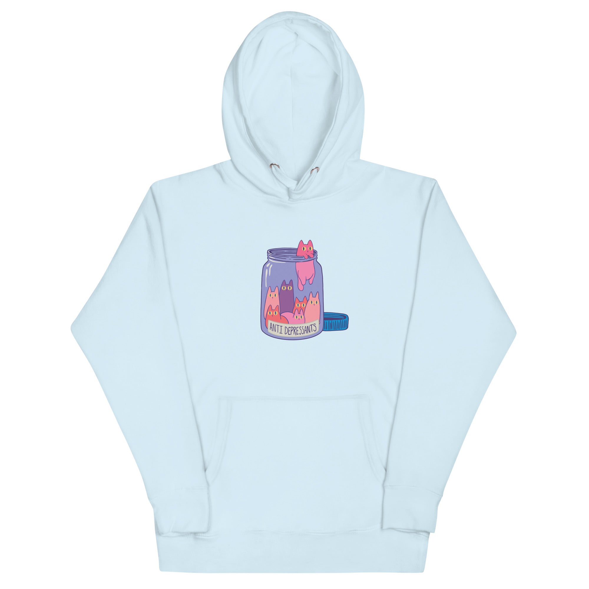 Anti-Depressants Cat Hoodie