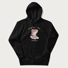 Black hoodie with a cute mushroom character and the text 'You Take Up So Mushroom in My Heart'.