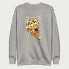 Light grey sweatshirt with Japanese text and a kawaii cheese wedge graphic.