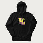 Black hoodie featuring a colorful 'OSAKA JAPAN' pop art design in bold pink and yellow, with abstract geometric shapes.