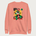 Light pink sweatshirt with Japanese text and a retro-styled robot graphic.